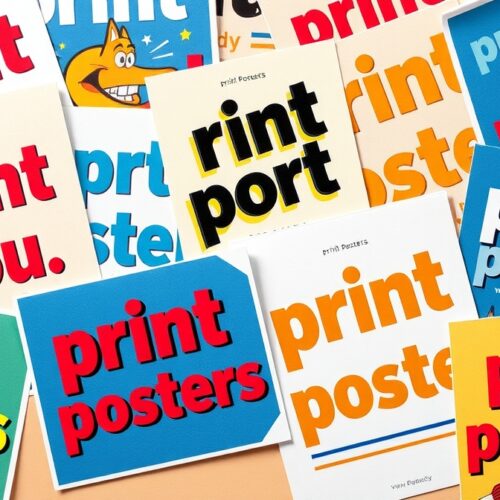 Print posters