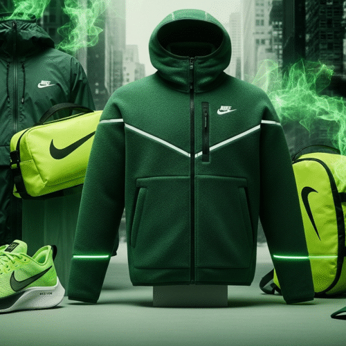 Green Nike Tech