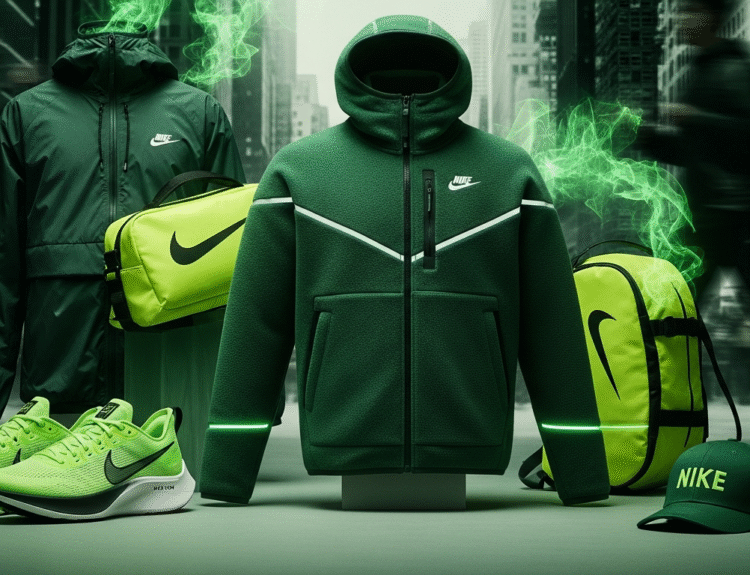 Green Nike Tech