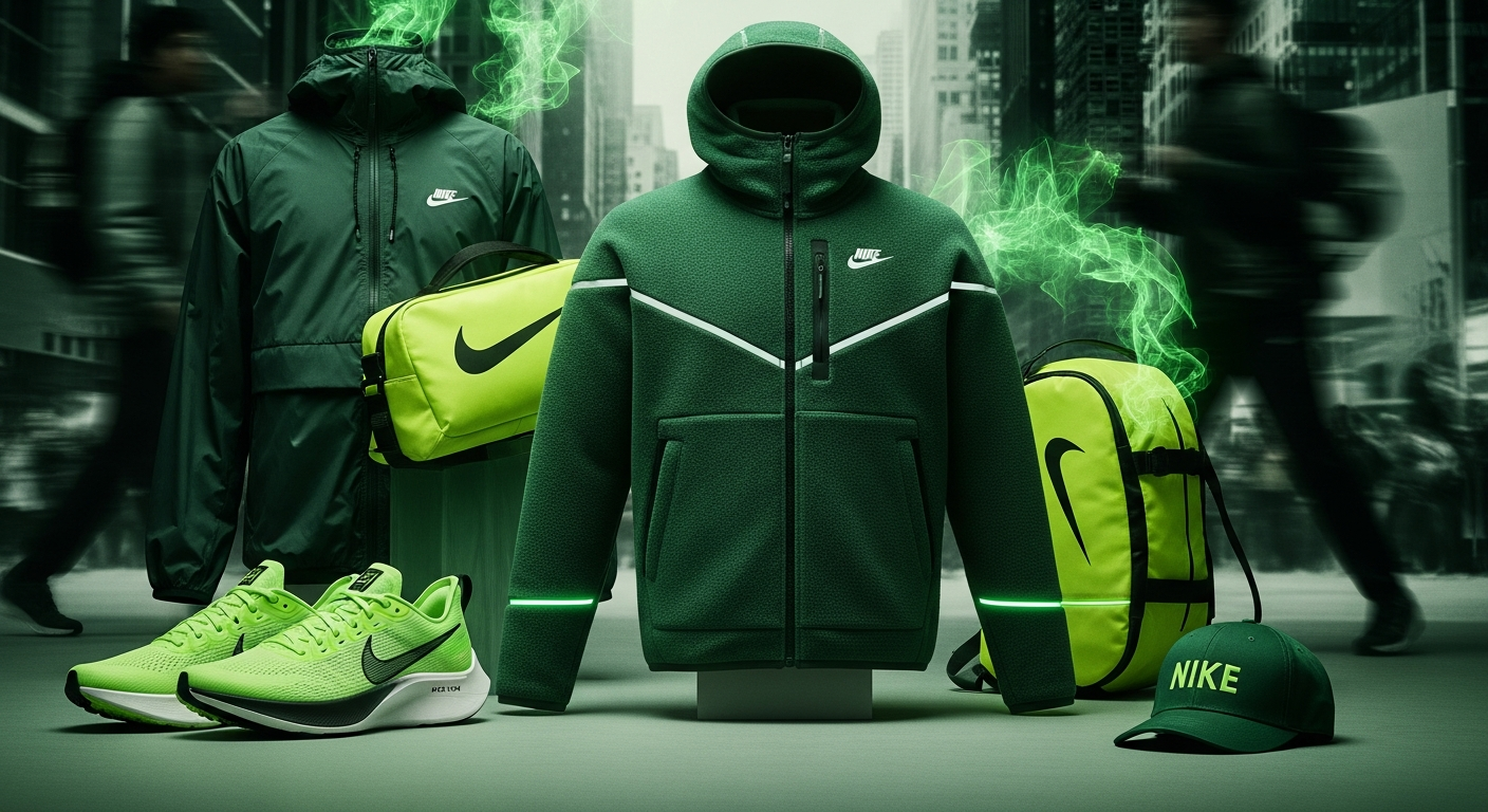 Green Nike Tech