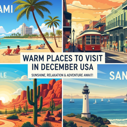 Warm Places to Visit in December USA