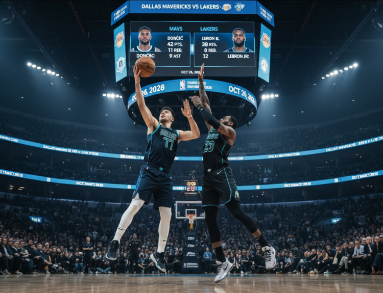 Dallas Mavericks vs Lakers Match Player Stats