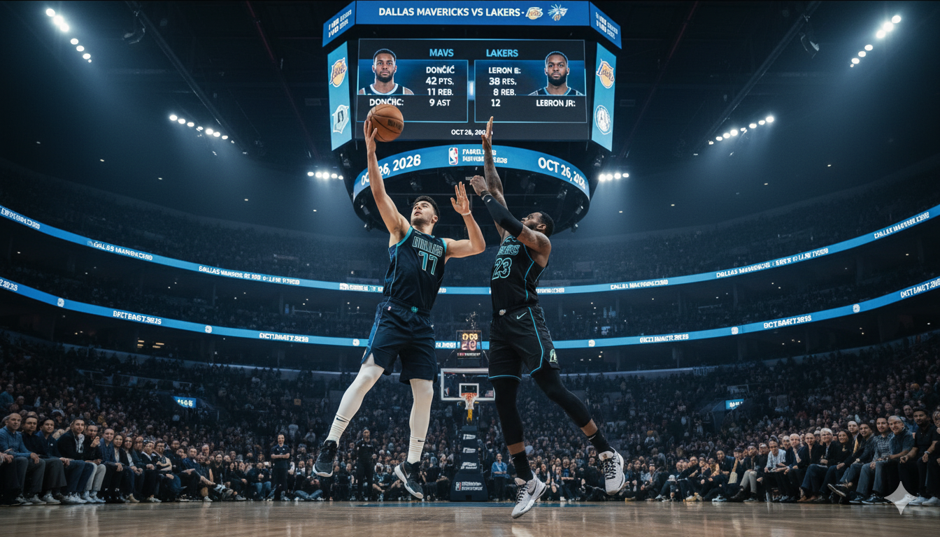 Dallas Mavericks vs Lakers Match Player Stats